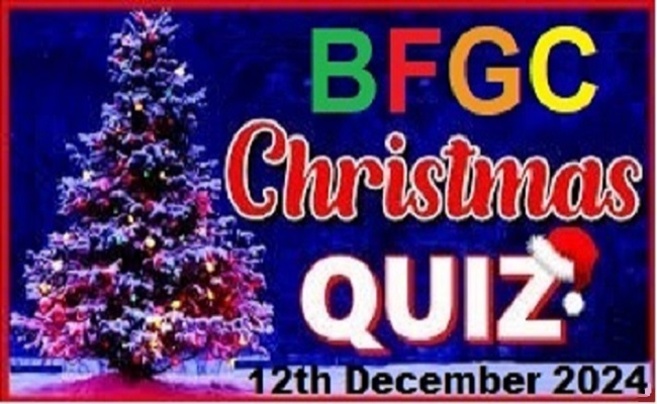 Christmas Quiz Thursday 12th December 2024